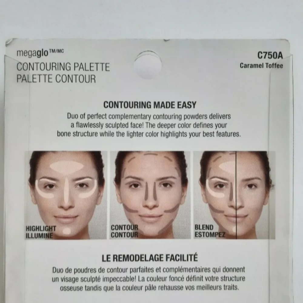 2/$20 Wet n Wild Mega Glo Contouring Palette Contour C750A CARAMEL TOFFEE 0.44Oz